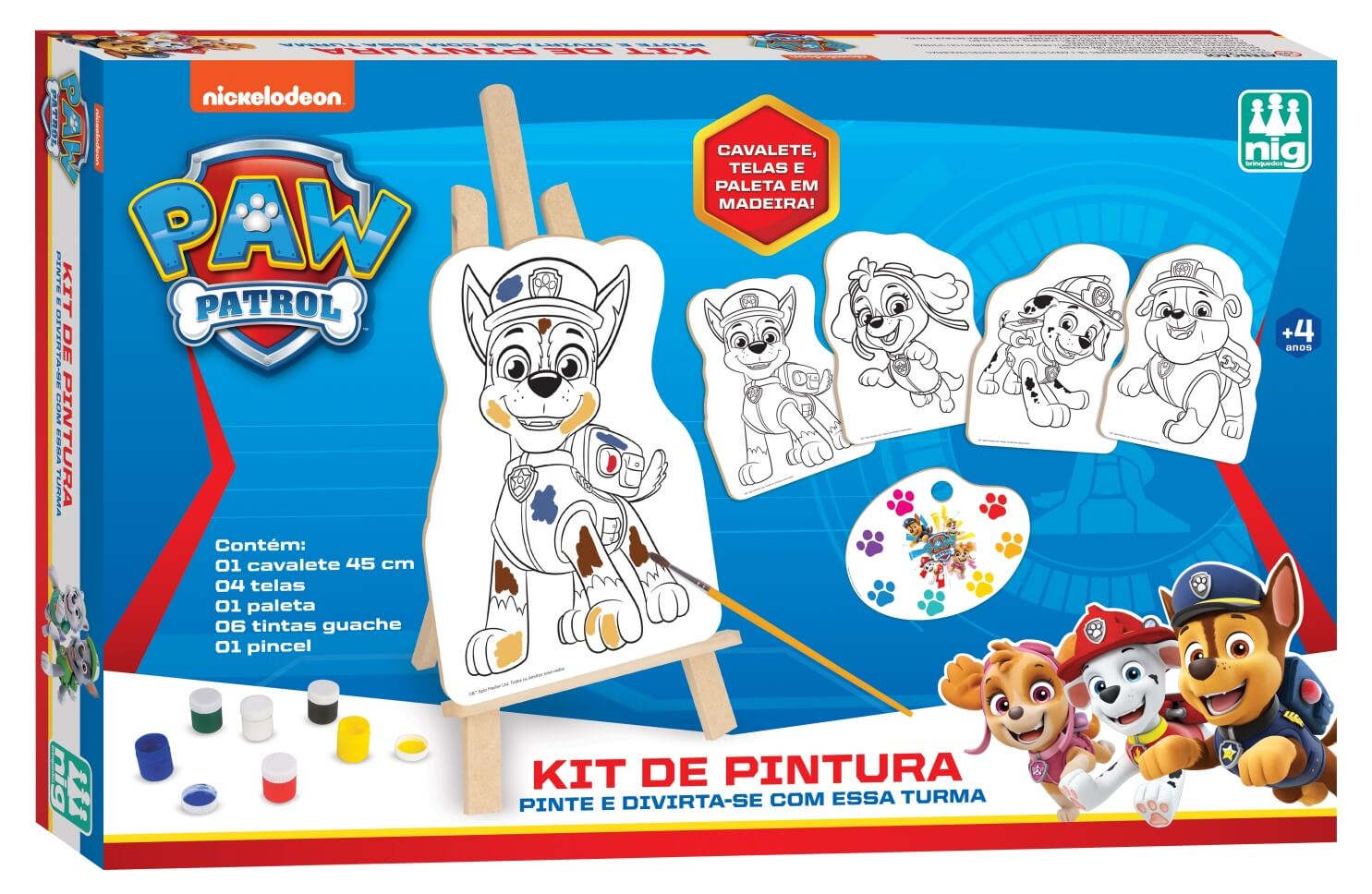 Kit de Pintura Patrulha Canina 0680 - Nig