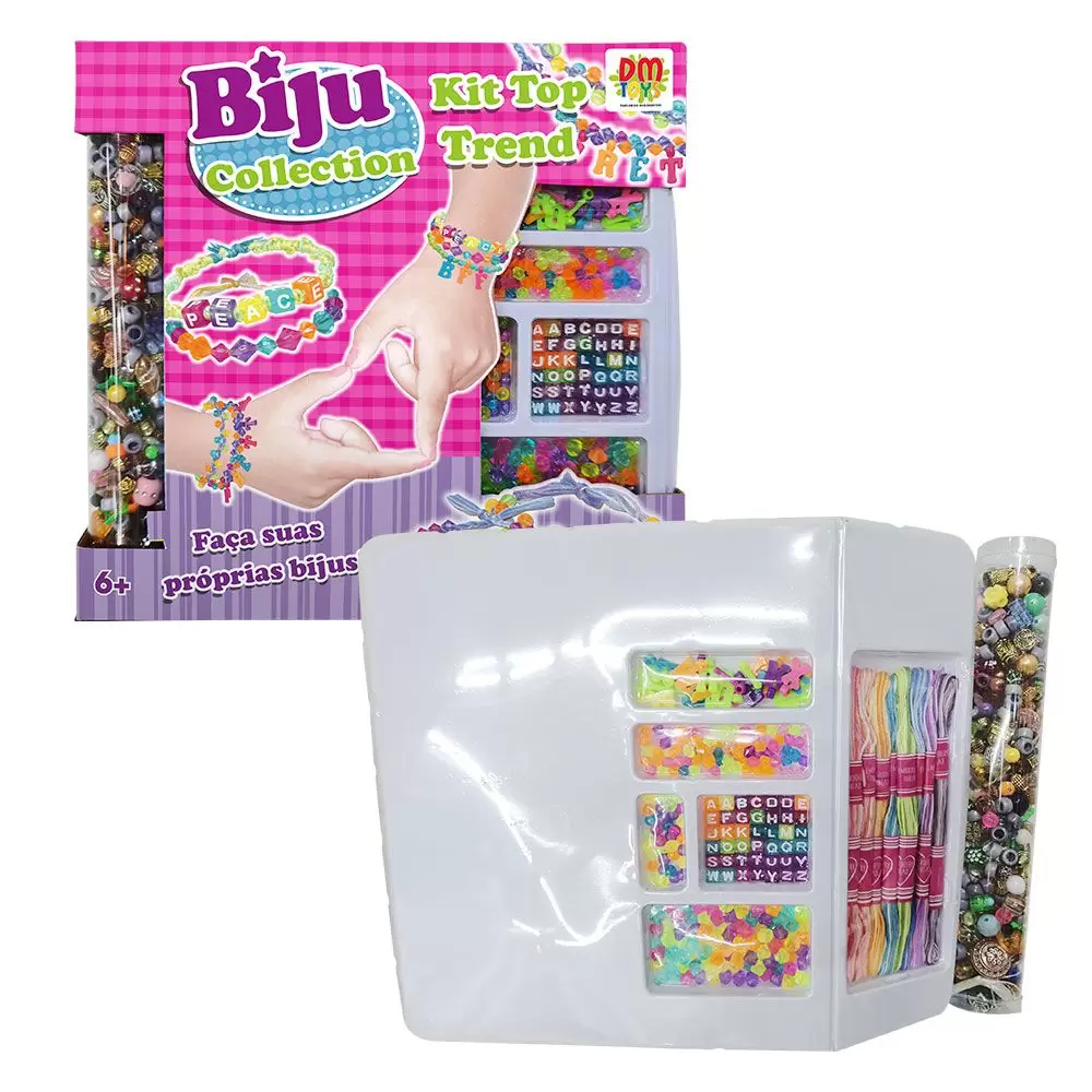 Kit pop trend biju collection DMT 6317 - DM Toys