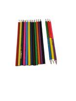 Lápis de Cor em Madeira 12 Cores + 6 Tons Neon Triangular LP0226 - BRW