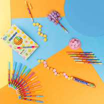 Hidrográfica Neo Pen Gigante MENTOS 12 CORES PASTEIS 16474-2