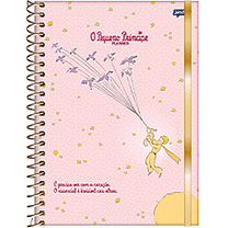 Agenda Planner Espiral 177x242 160 Páginas O Pequeno Príncipe 69388 - Jandaia