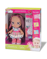 Boneca Rainbow Girls Nails – Pink/Castanho 803 - Bambola