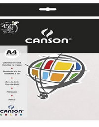 Pacote Canson Color Branco 180g/m² A4  com 10 Folhas  66661186 - Canson
