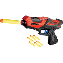 Lançador de Dardos Pistola X Darts PL 1 Com 6 Dardos 060-8 Braskit