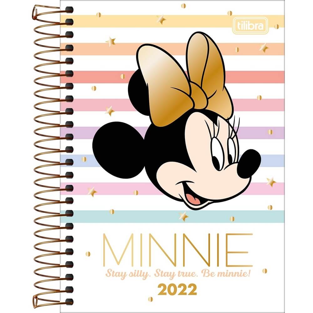 Agenda Minnie 2022 176 Folhas 130mmx188mm 30.442-5 - Tilibra