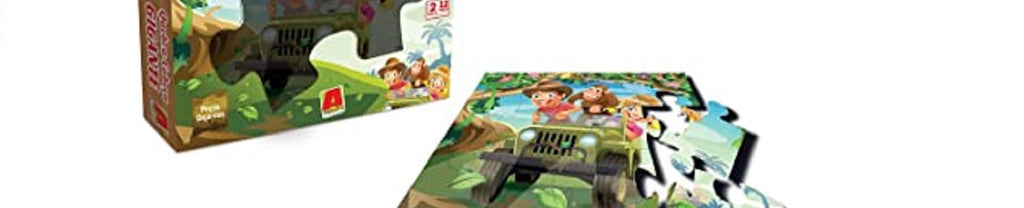 Quebra-Cabeça Gigante Aventura Na Floresta  303973 - Algazarra