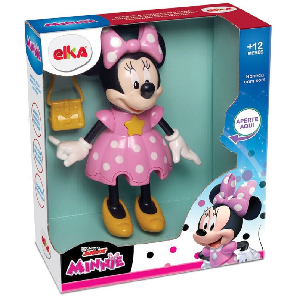Minnie Conta Histórias Disney Rosa 856 - Elka Brinquedos