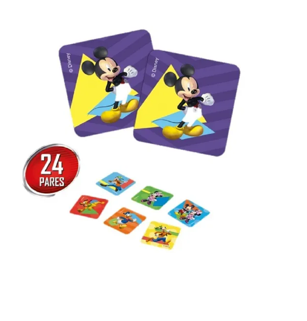 Jogo de Memória Disney Júnior Mickey 24 pares 8004 - Toyster