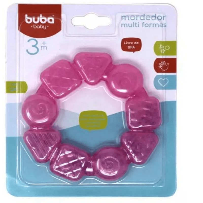 Mordedor Multi Formas Rosa 7230 Buba Toys