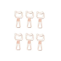 Prendedor de Papel Love Gato Blister C/ 6 unid. 23012 - Molin