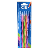 Caneta Esferográfica Glow c/ 5 Un. 0.7mm Corpo Longo 520619 - CIS