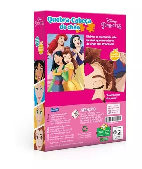 Quebra Cabeça de Chão 28 Peças Disney Princesa 8046 - Toyster