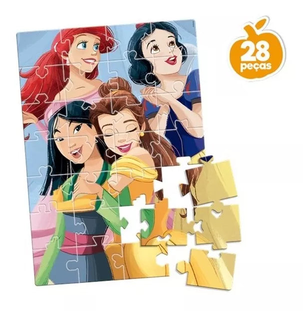 Quebra Cabeça de Chão 28 Peças Disney Princesa 8046 - Toyster