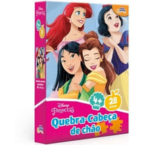 Quebra Cabeça de Chão 28 Peças Disney Princesa 8046 - Toyster