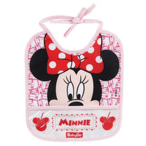 Babador Com Porta Migalhas Minnie Rosa 03093- Baby Go