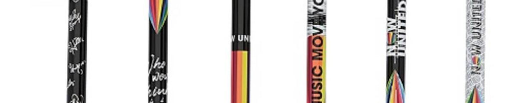 Caneta Esferográfica Escrita Média de 1.0 mm Tinta Preta Now United - Molin