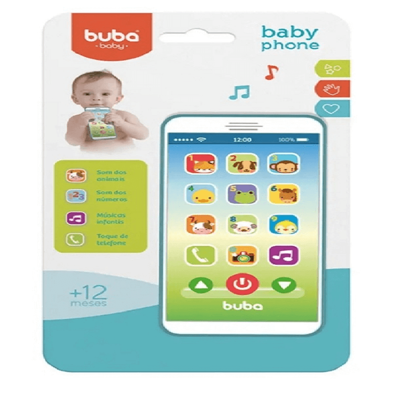 Celular Infantil Baby Phone Azul 6841 - Buba