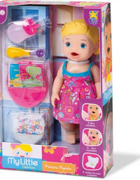 Boneca My Little Collection Primeira Papinha Loira DiverToys
