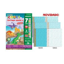 Bloco Textura Visual 4 Eco Cores 7 Cores 36 Folhas 180g/m² 230x320mm - Novaprint