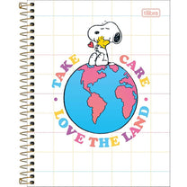 Caderno Colegial 1 Matéria 80 Folhas Snoopy 23685-3 - Tilibra
