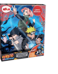 Puzzle Quebra Cabeça 100 Peças Lente Mágica Naruto Shippuden 1192 - Elka
