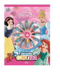Livro Para Colorir Diversão Colorida Princesas D2512 - DCL
