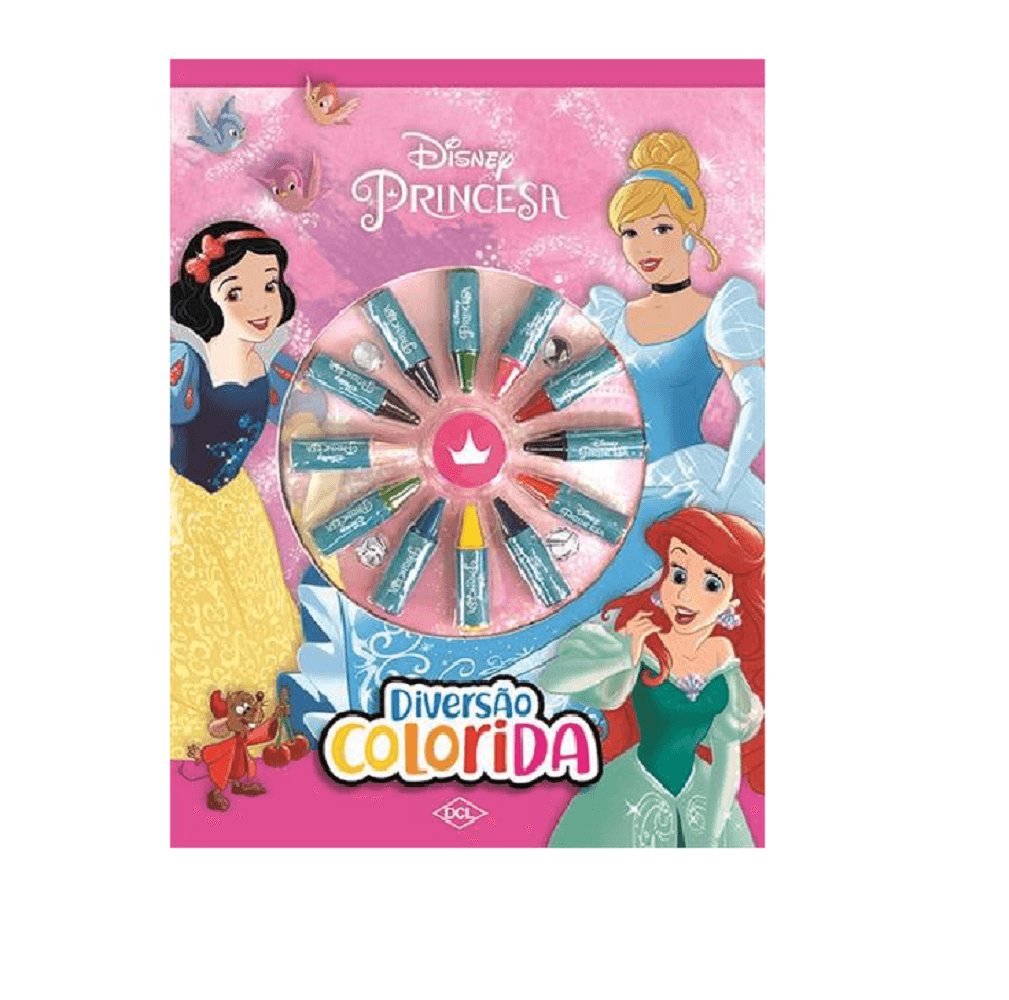 Livro Para Colorir Diversão Colorida Princesas D2512 - DCL