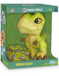 Dinossauro T-Rex Jurrassic World Dino baby 1460 - Pupee
