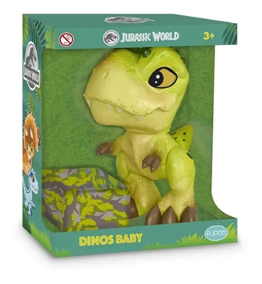 Dinossauro T-Rex Jurrassic World Dino baby 1460 - Pupee