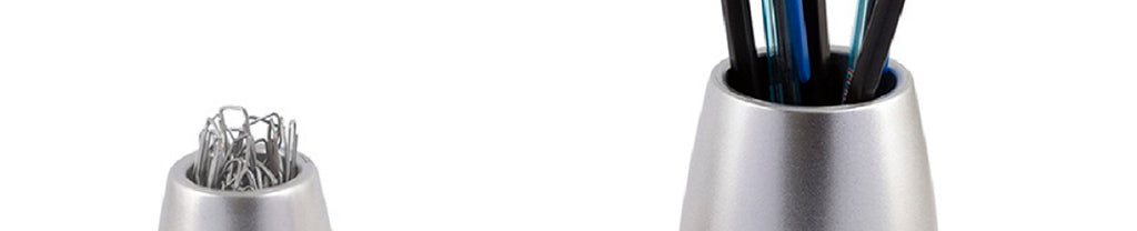 Porta Caneta Clips Lembrete Trio Plus Prata - Maxcril