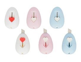 Mini Estilete Plástico Retrátil Coração 23191 - Molin