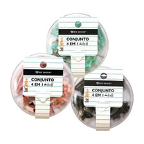 Estojo Acrílico Donuts com Clips 4 em 1 Bee Unique  LK-PA009 - Bee Unique