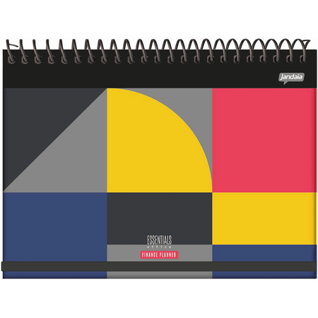 Agenda Espiral Finance Planner Permanente 242x177mm 208 Páginas Essentials 72916 - Jandaia
