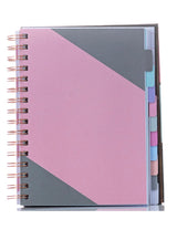 Planner Permanente 104 Fls. 90 g/m² 12 Divisórias Rosa/Cinza 924