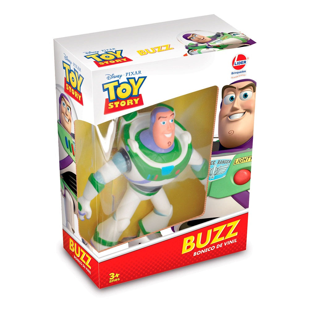 Boneco de Vinil Buzz Toy Story 2589 - Lider Brinquedos