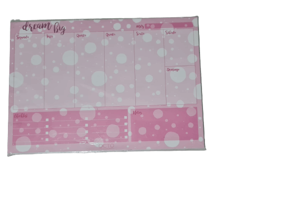 Bloco Planner Semanal A4 46 Fls 90g/m² Dream Big BMSA446-004 - Octo