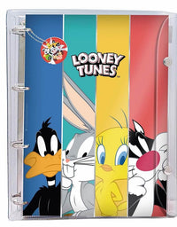 Fichário Universitário Cristal Looney Tunes c/ 192 Folhas 3813 - Dac
