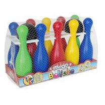 Jogo Mega Boliche Com 10 Pinos e 2 Bolas 3095 - Toyer