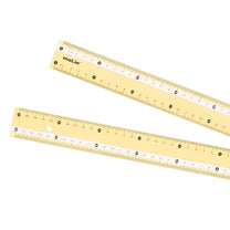 Régua Acrilica Tons Pastel Colors 30CM p/ Destros e Canhoto Amarela 11039 - Molin