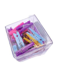 MINI PREGADOR PRENDEDOR DE PAPEL CLIPS CORES SORT. C/ 50 - HOME FLEX
