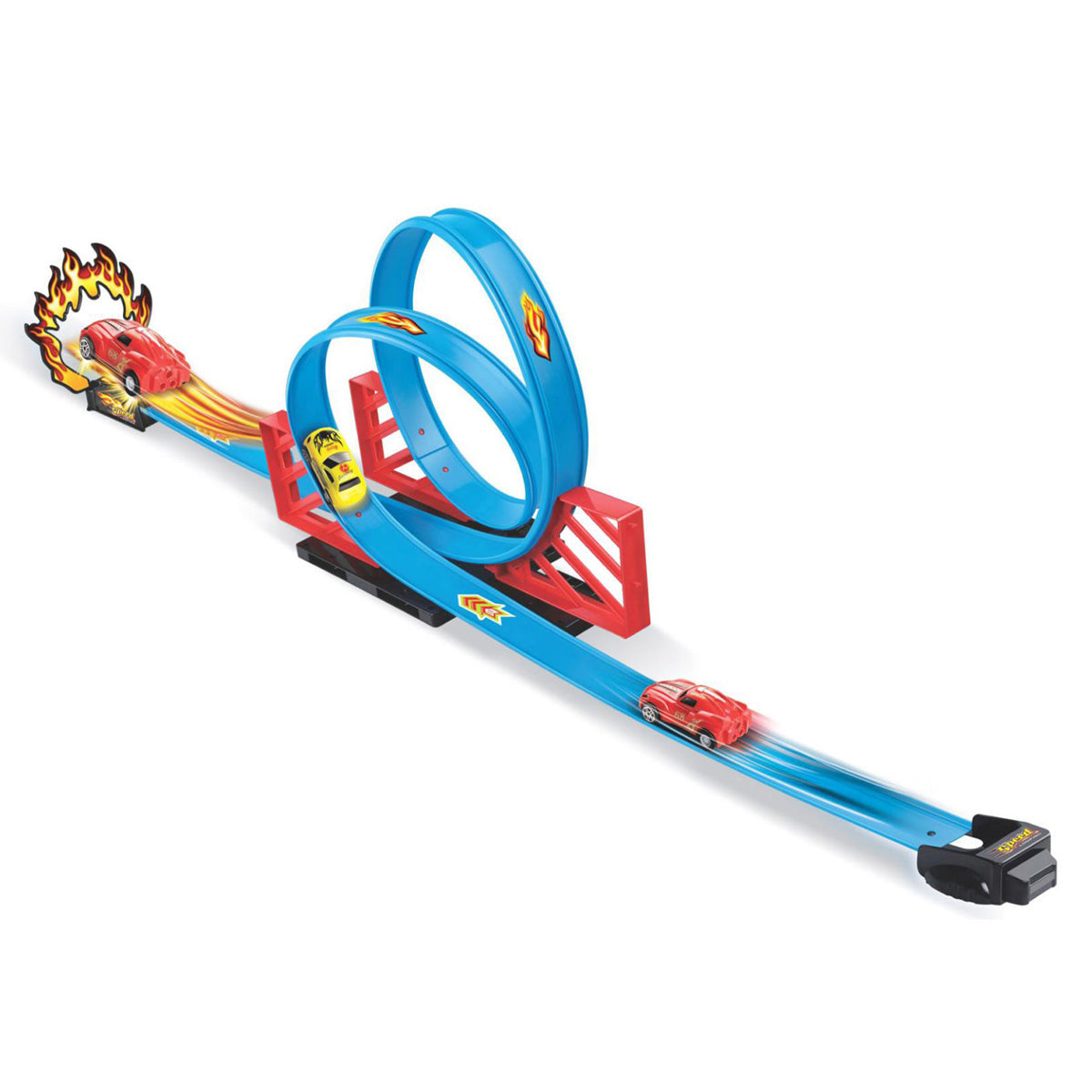 Pista Para Carrinho Duplo Looping 0300 - Braskit
