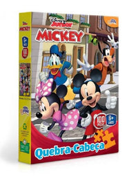 Quebra Cabeça 100 peças Disney Júnior Mickey 8001 - Toyster
