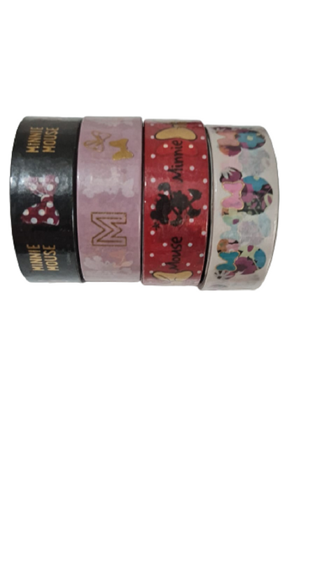 Washi Tape Minnie c/ 4 Unidades 3M X 15MM 22418 - Molin