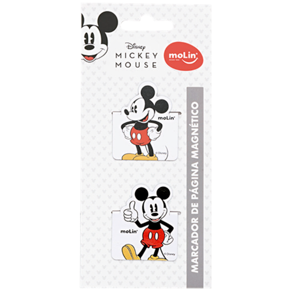 Marcador de Página Magnético Mickey 2 Unid. 22682 - Molin
