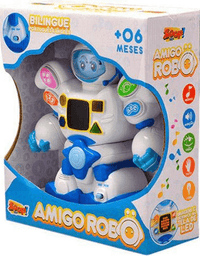 Amigo Robô Bilíngue Inglês Português ZP00048 Zoop Toys
