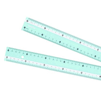 Régua Acrilica Tons Pastel Colors 30CM p/ Destros e Canhoto Verde 11039 - Molin