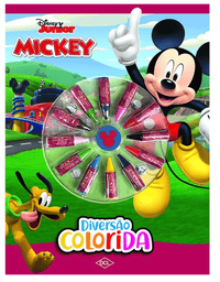 Livro Para Colorir Diversão Colorida Mickey D5144 - DCL
