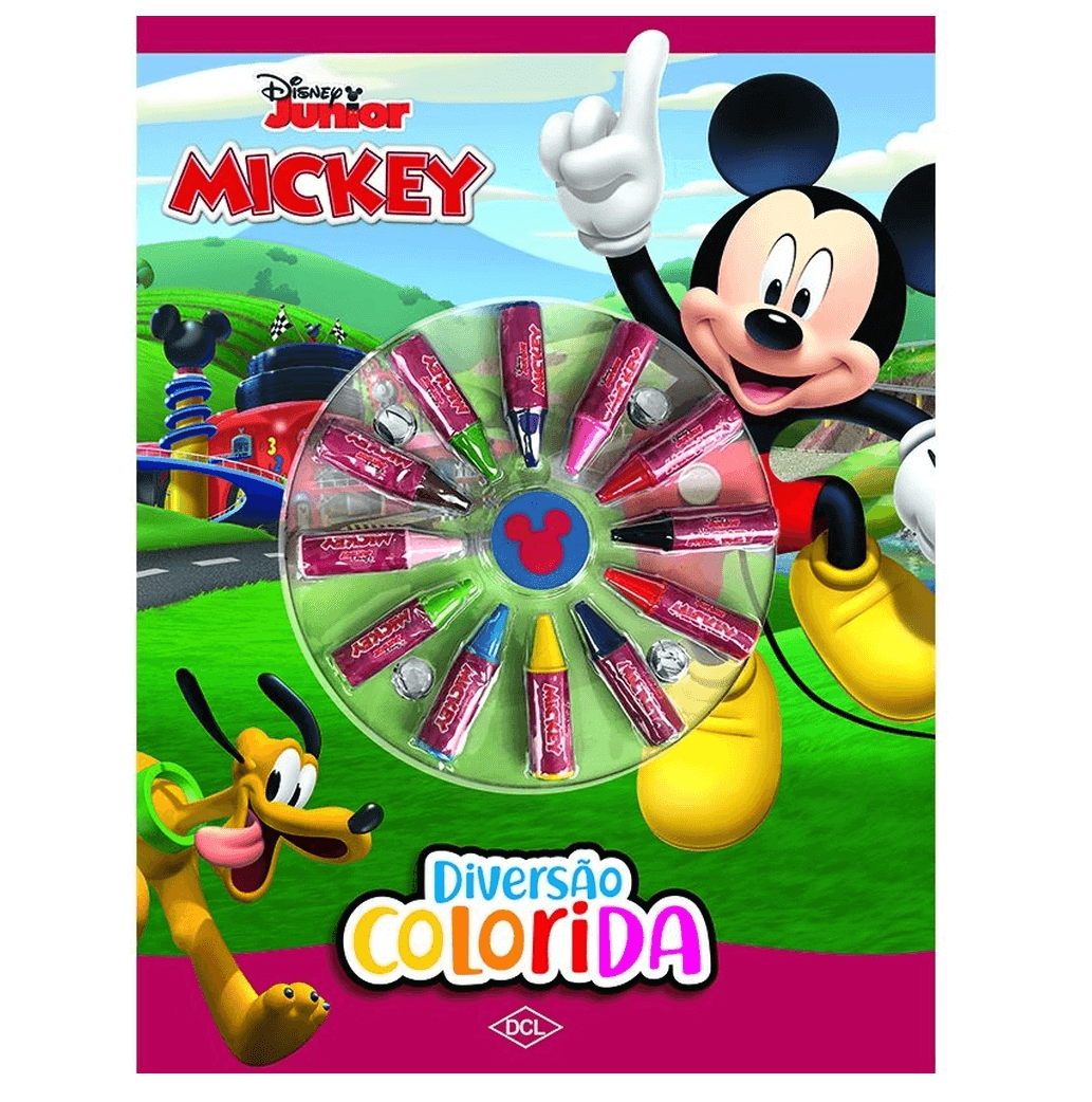 Livro Para Colorir Diversão Colorida Mickey D5144 - DCL