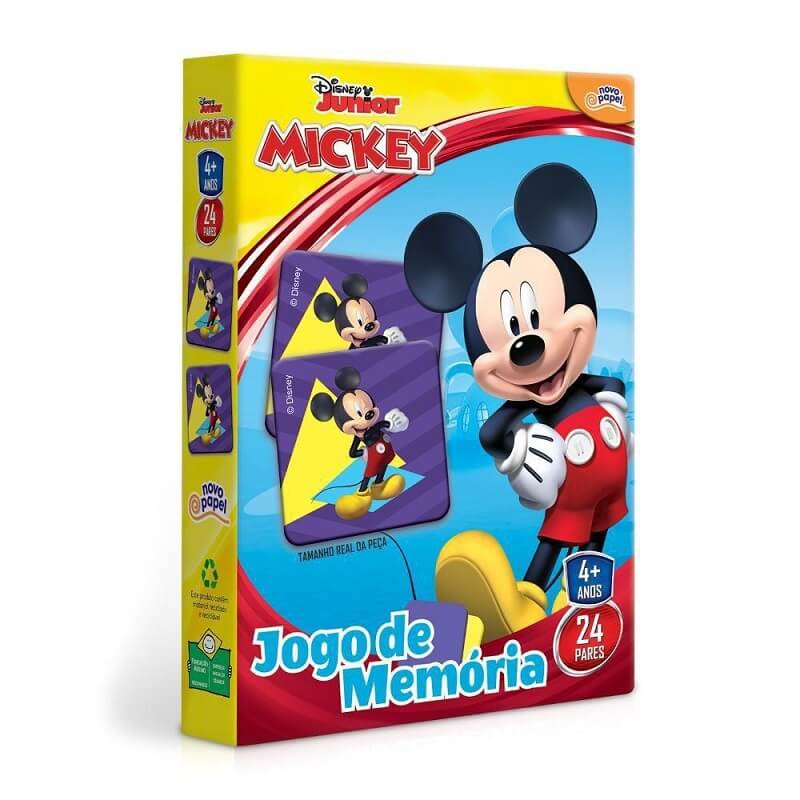 Jogo de Memória Disney Júnior Mickey 24 pares 8004 - Toyster