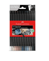 Lápis de Cor 15 Cores SuperSoft Cores Neutras 120715Softcn - Faber-Castell